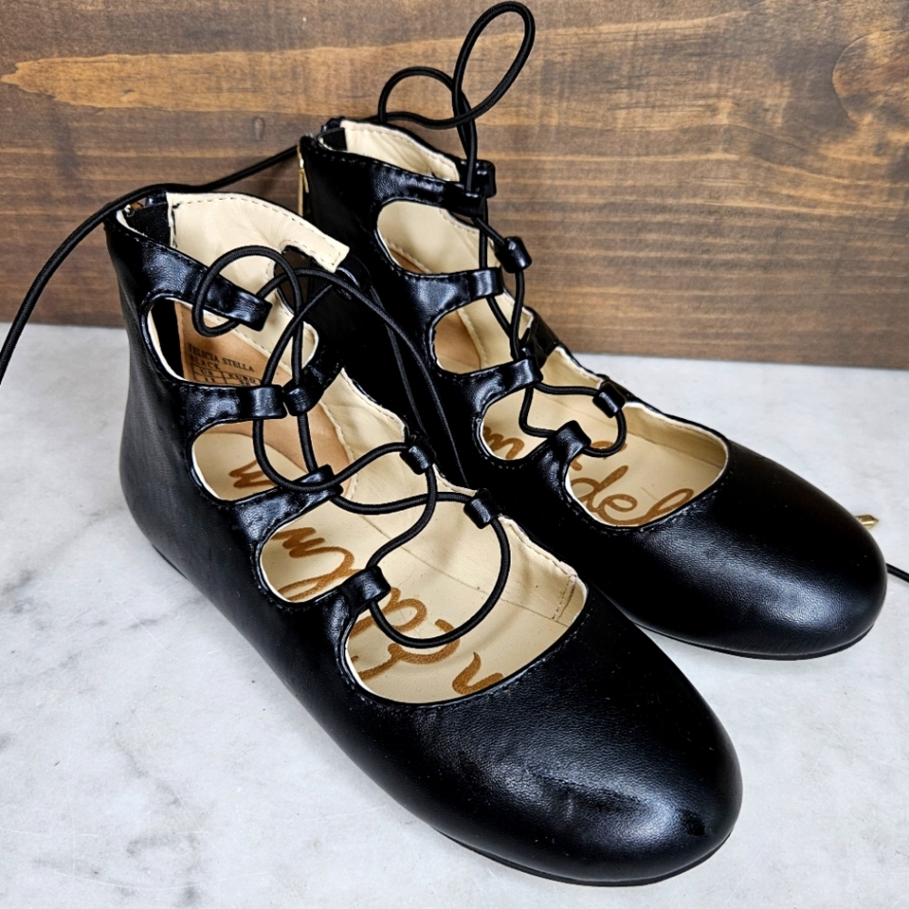NEW Sam Edelman toddler girl size 11 black flats